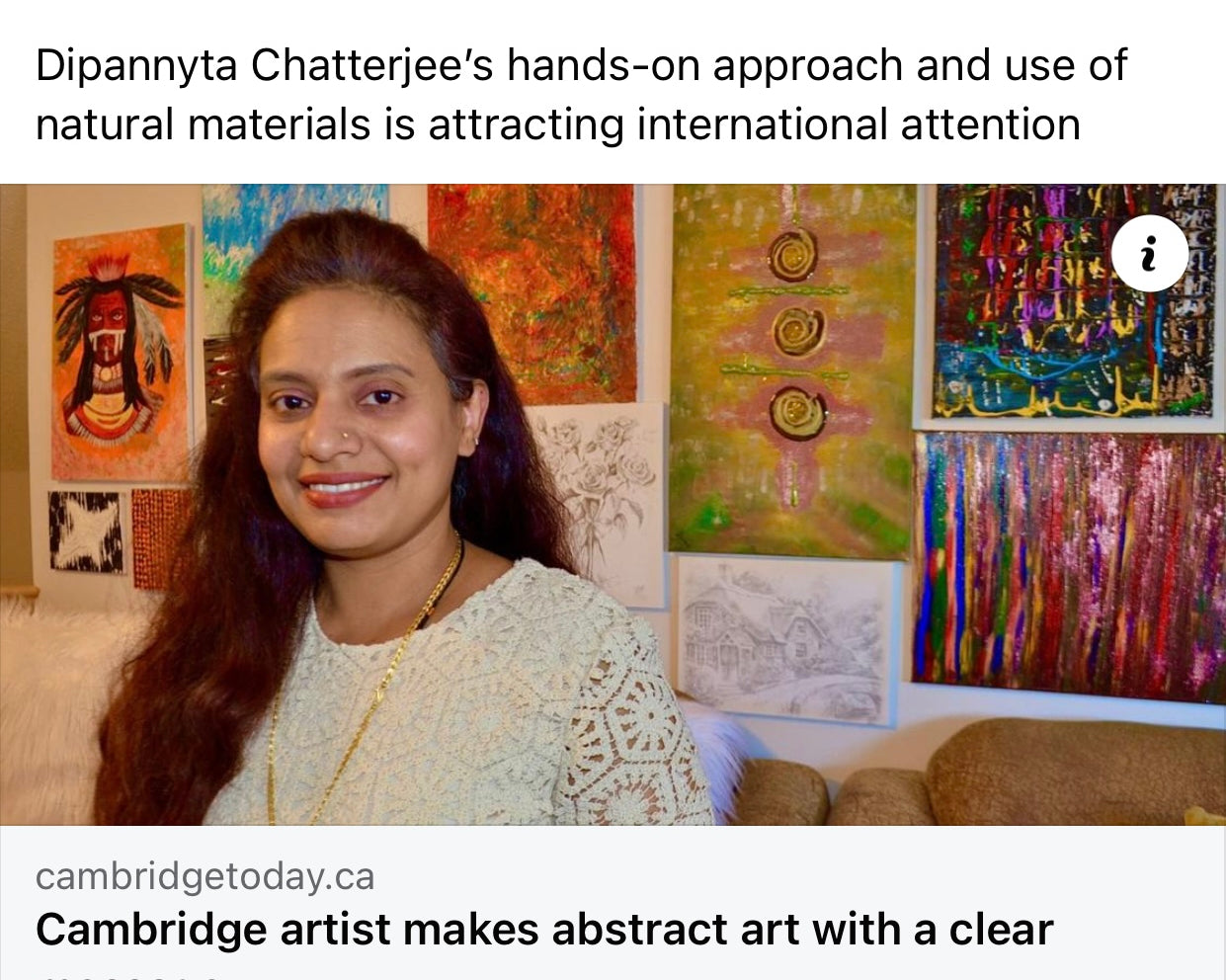 Article about me Published on Cambridgetoday