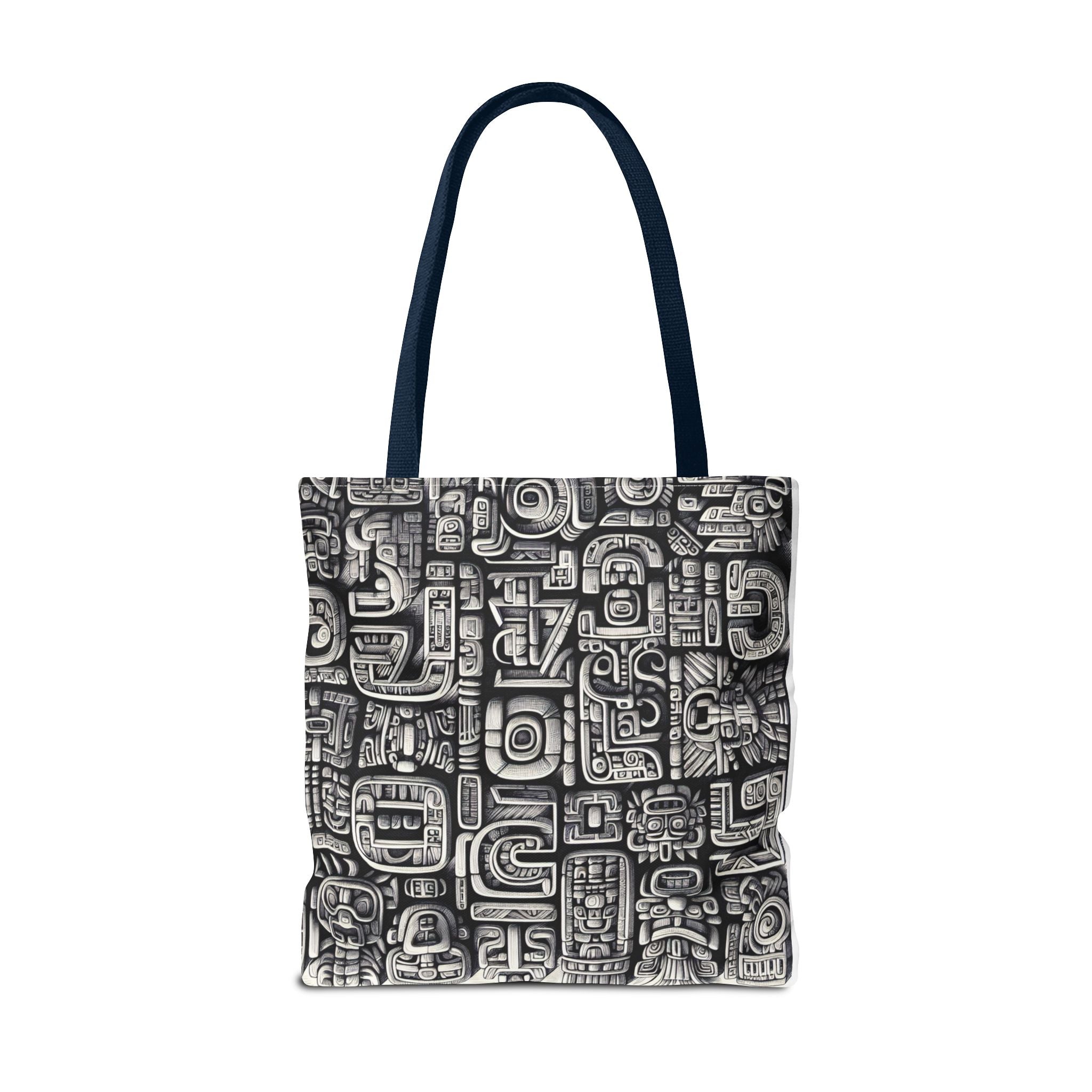 Mayan Script Tote Bag