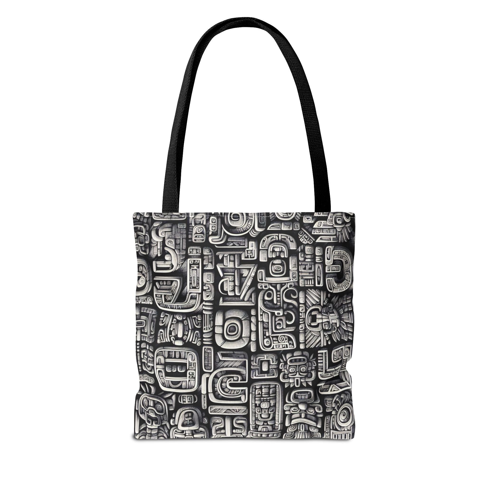 Mayan Script Tote Bag