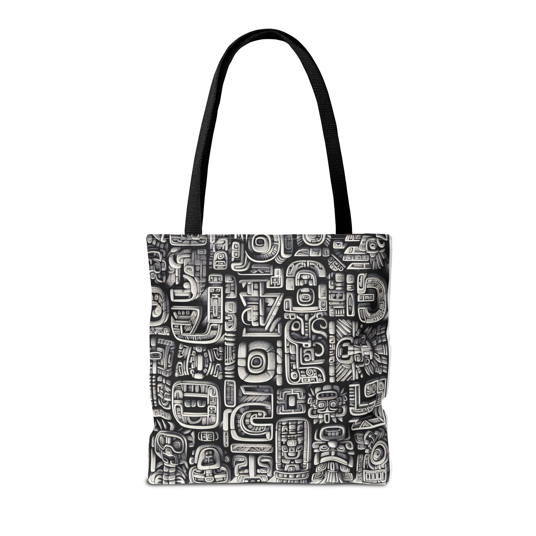 Mayan Script Tote Bag