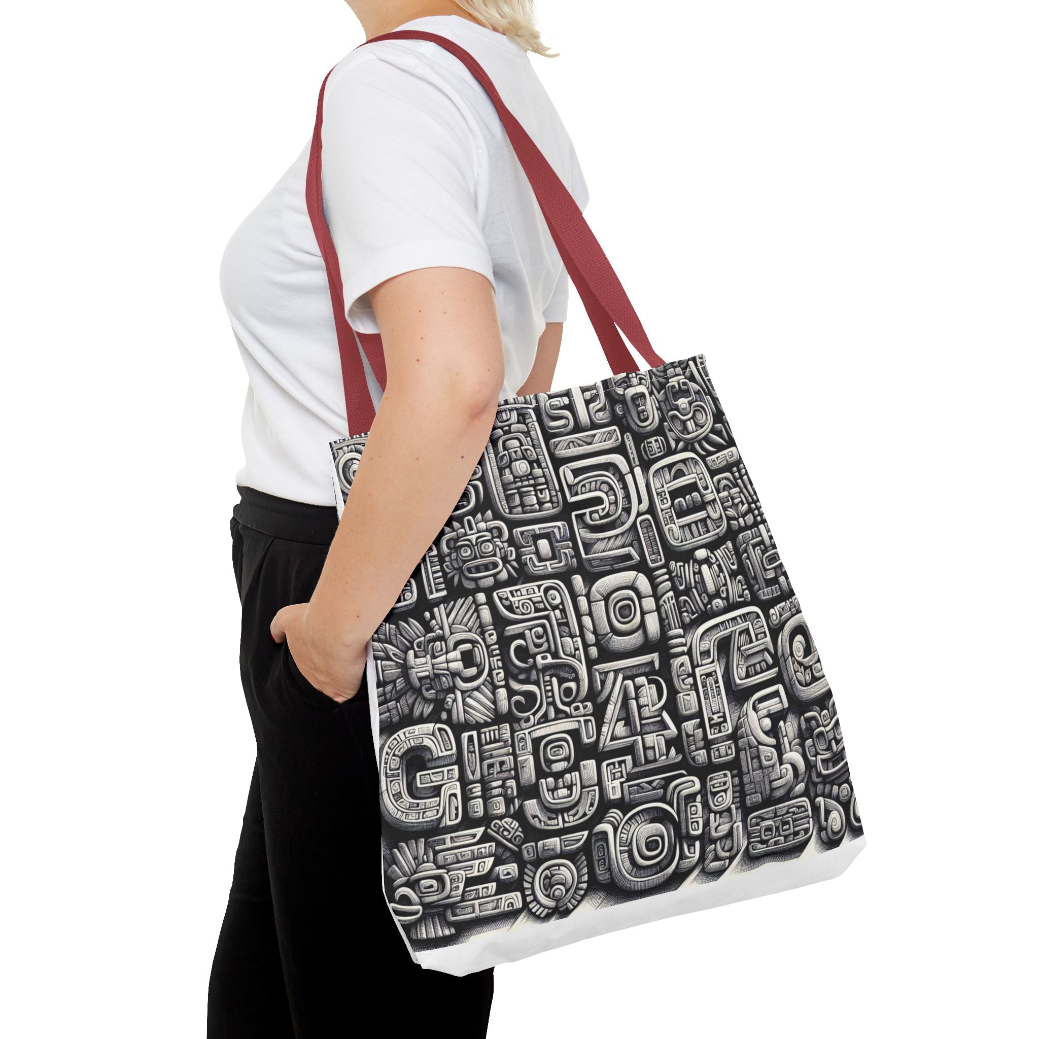 Mayan Script Tote Bag