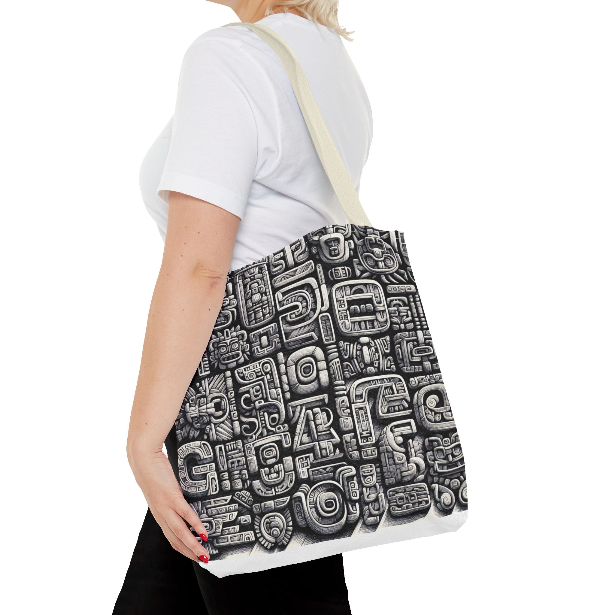 Mayan Script Tote Bag
