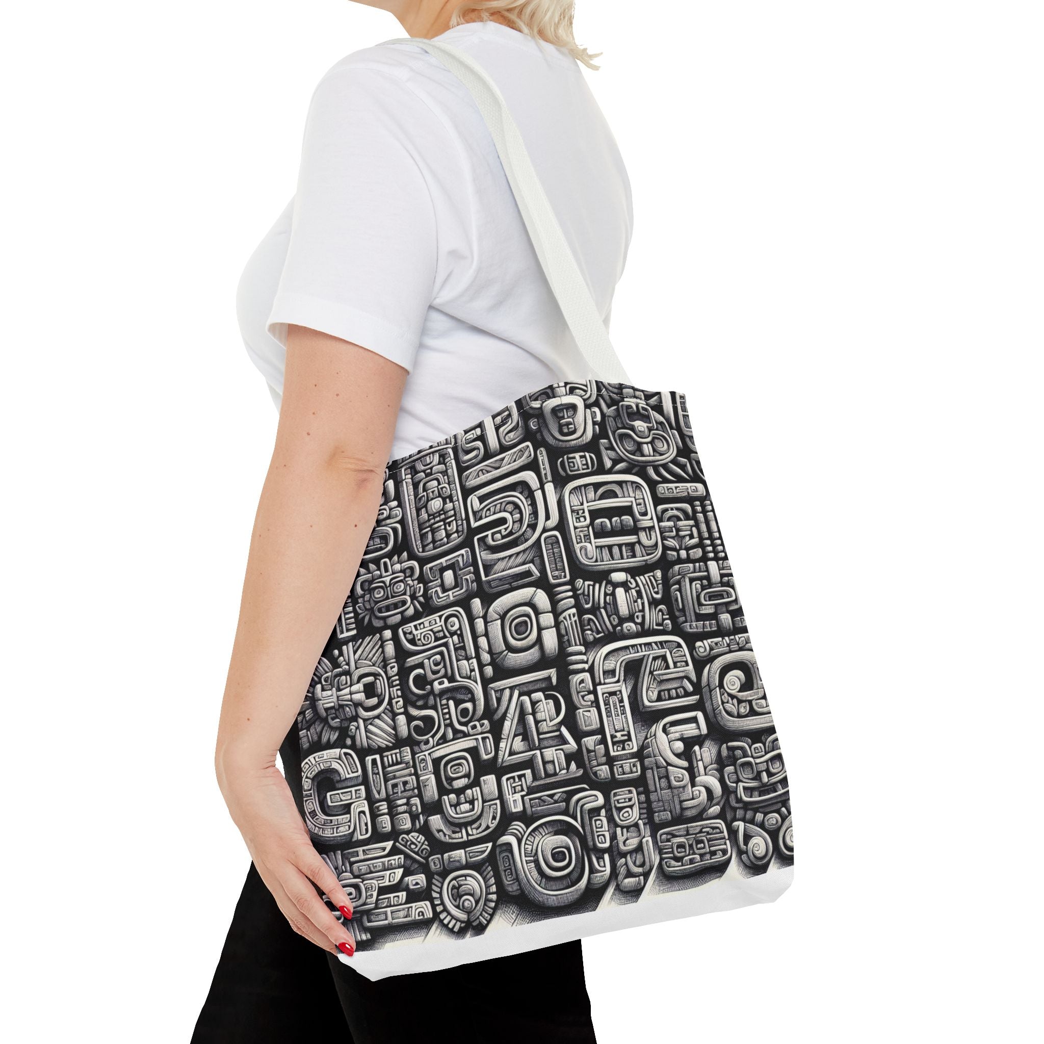 Mayan Script Tote Bag