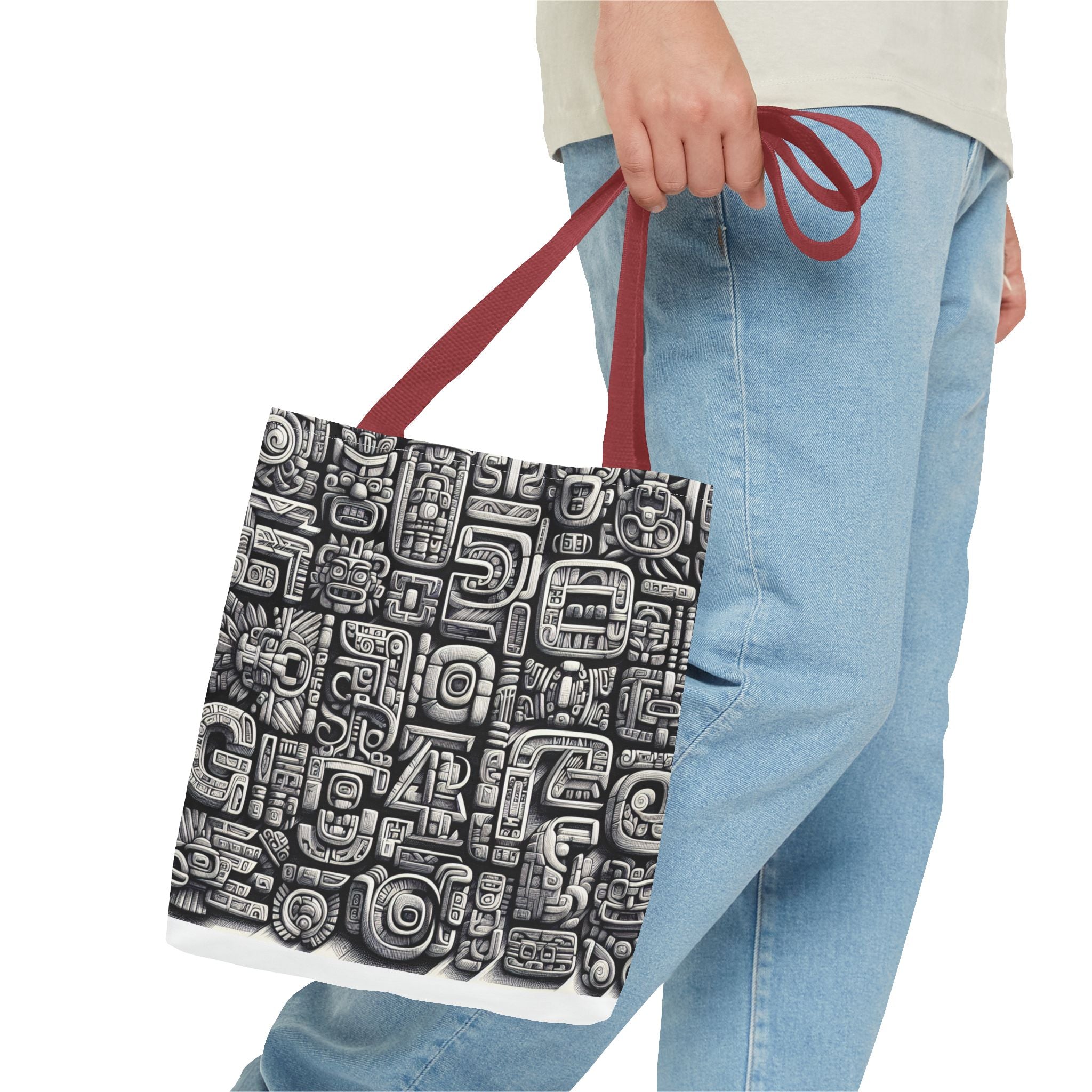 Mayan Script Tote Bag