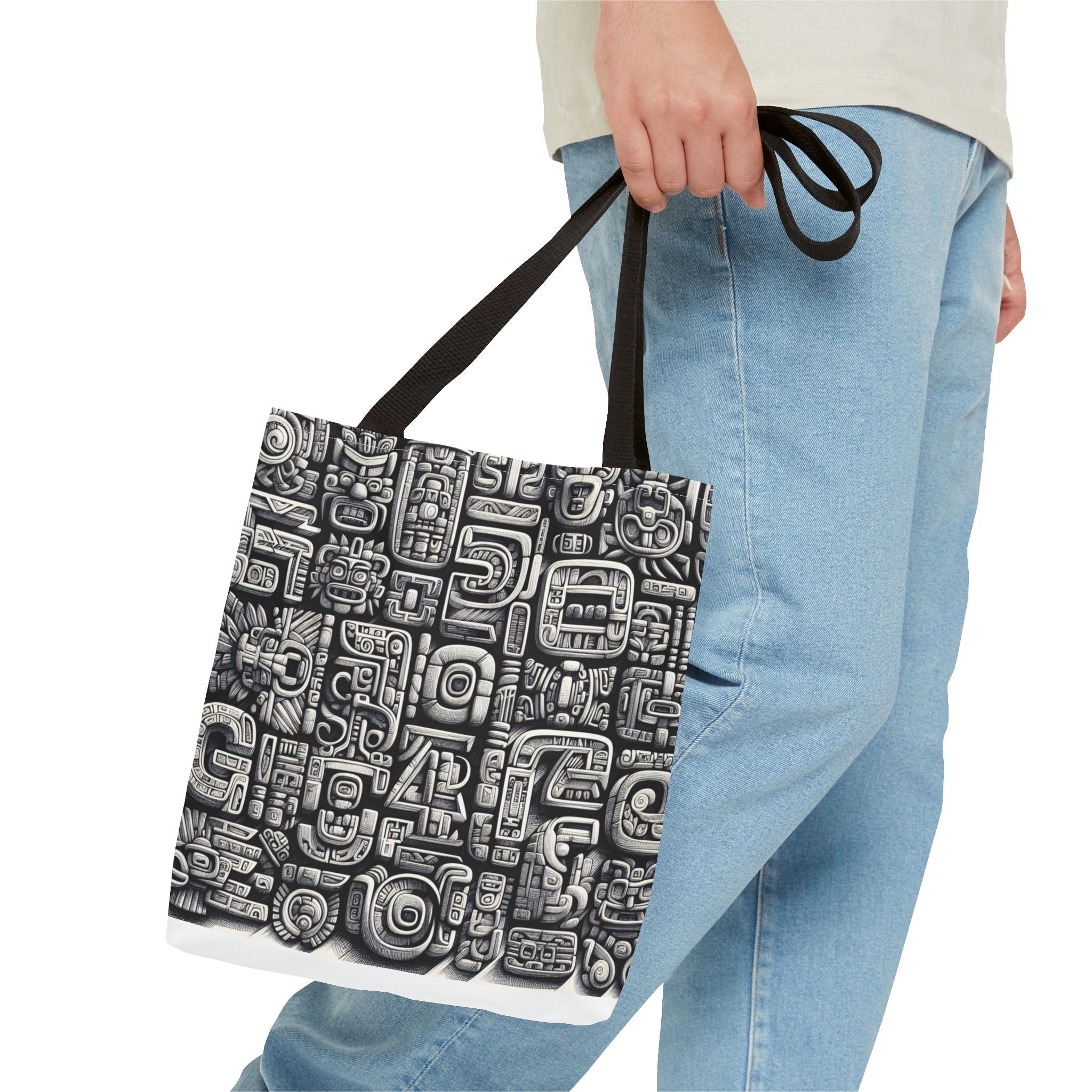 Mayan Script Tote Bag