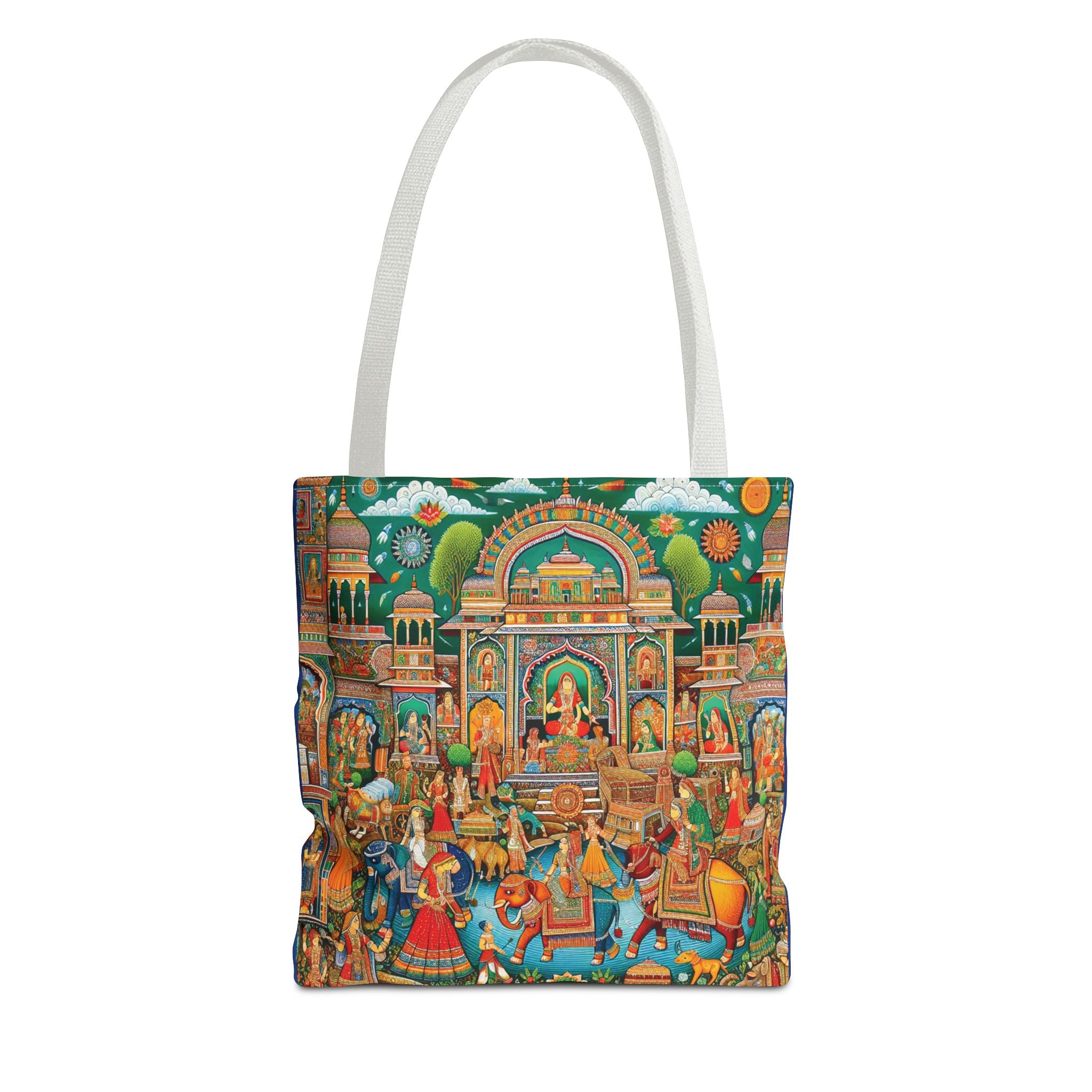 Traditional Rajasthani Folk Art Tote Bag