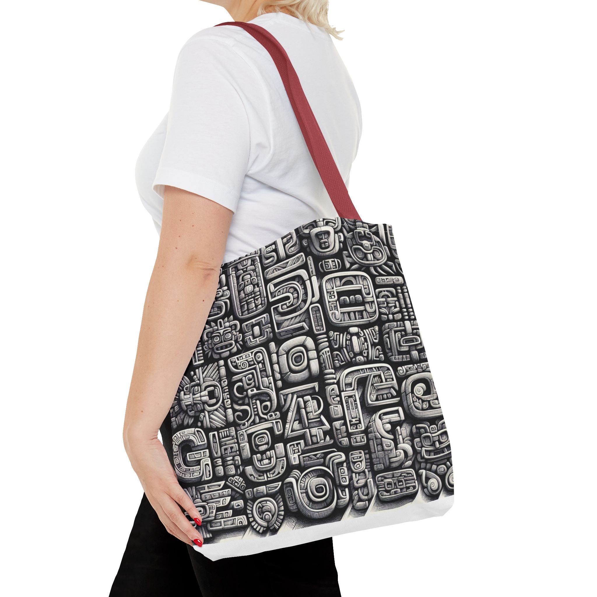 Mayan Script Tote Bag