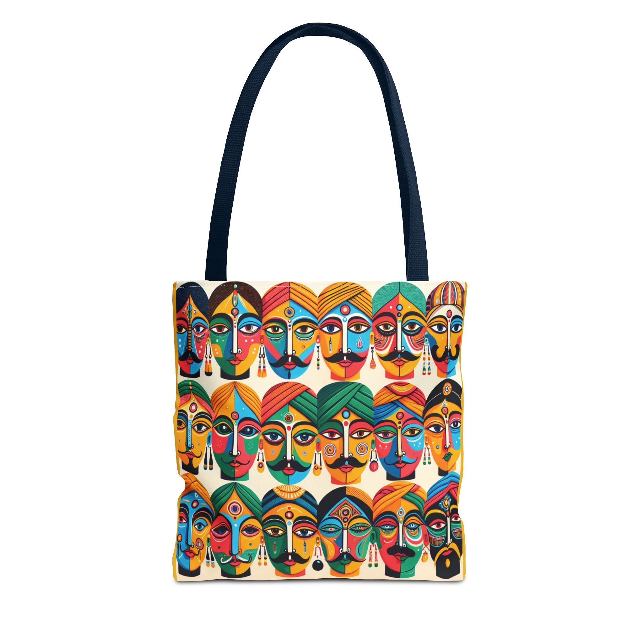 Colorful Artistic Faces Tote Bag