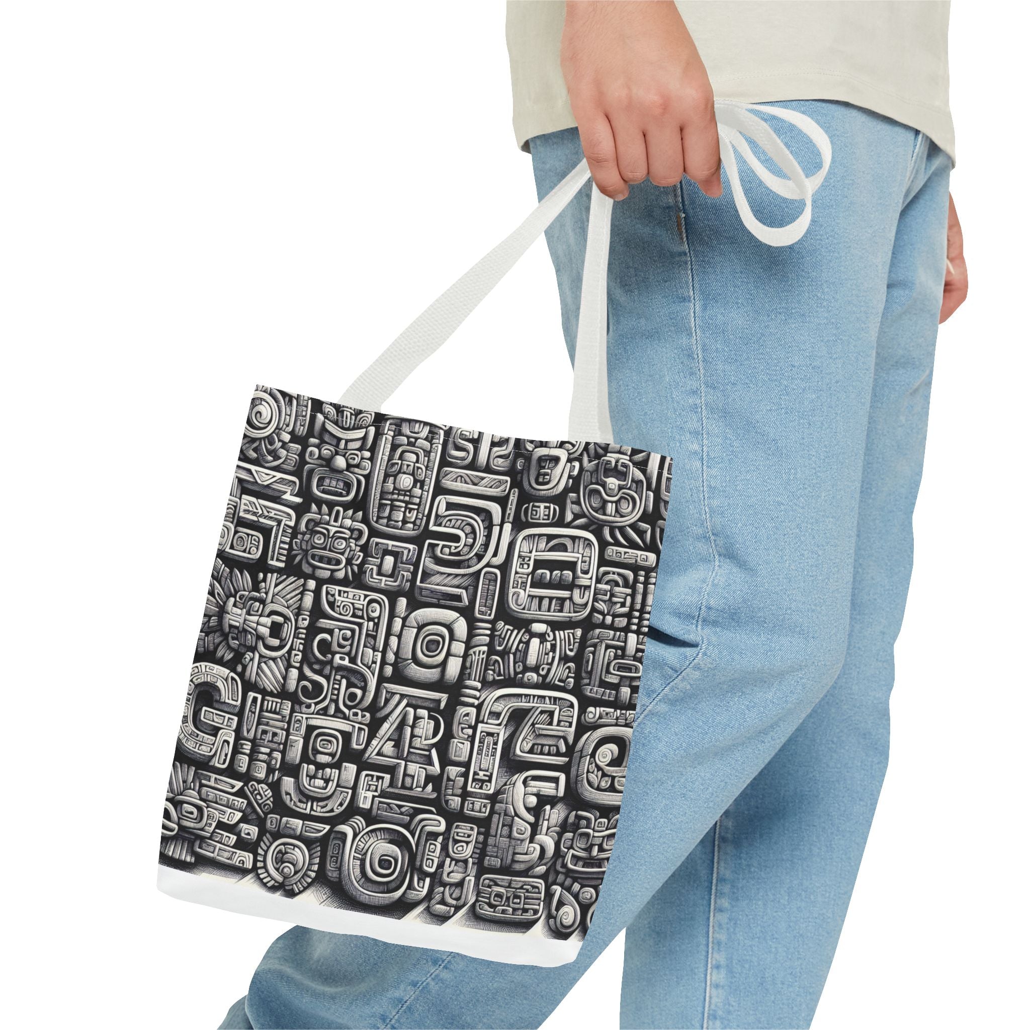 Mayan Script Tote Bag