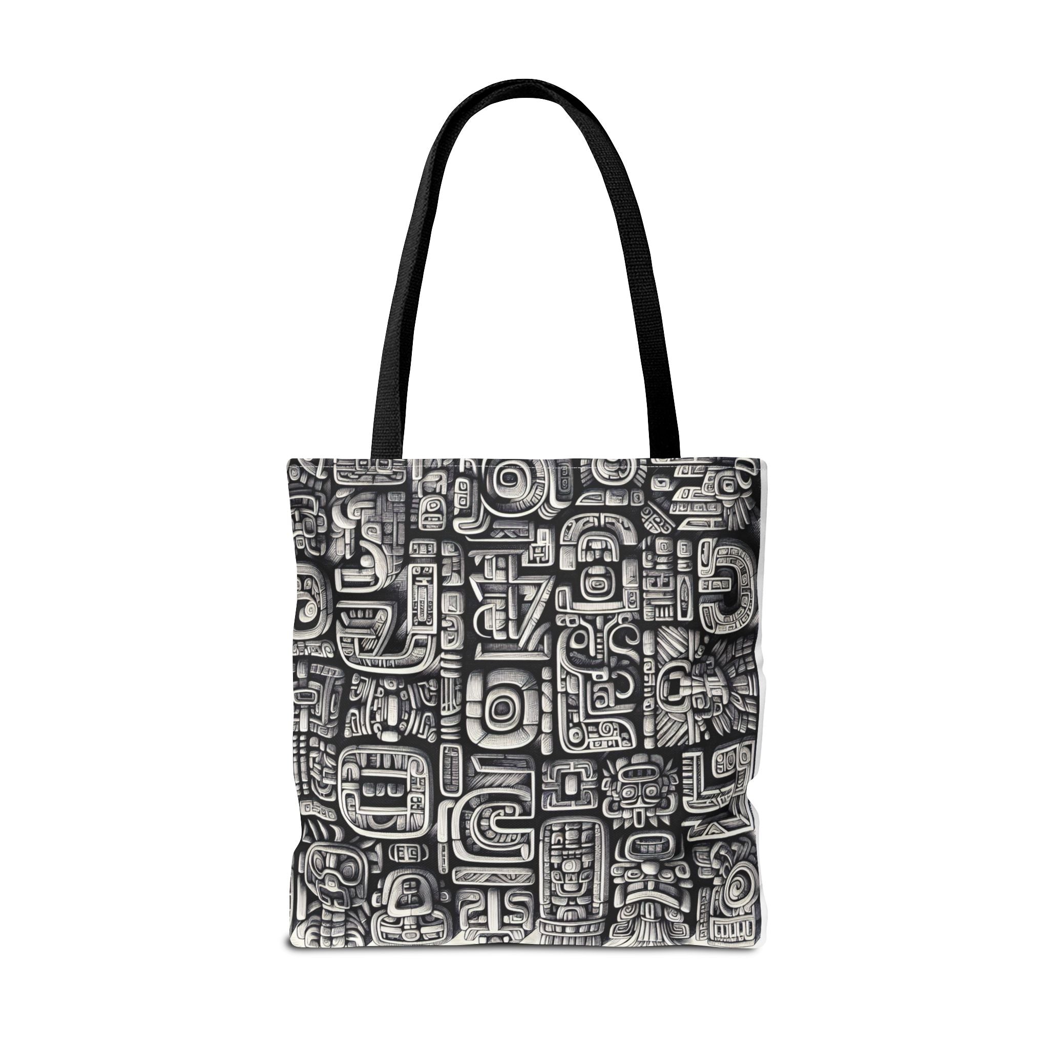 Mayan Script Tote Bag