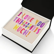 Custom Name Necklace with Message Card