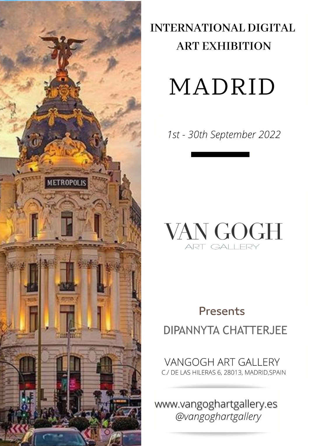 Art Exhibit Madrid -VanGogh Art Gallery