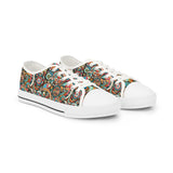 Vibrant Men's Low Top Sneakers - Stylish Patterned Casual Footwear