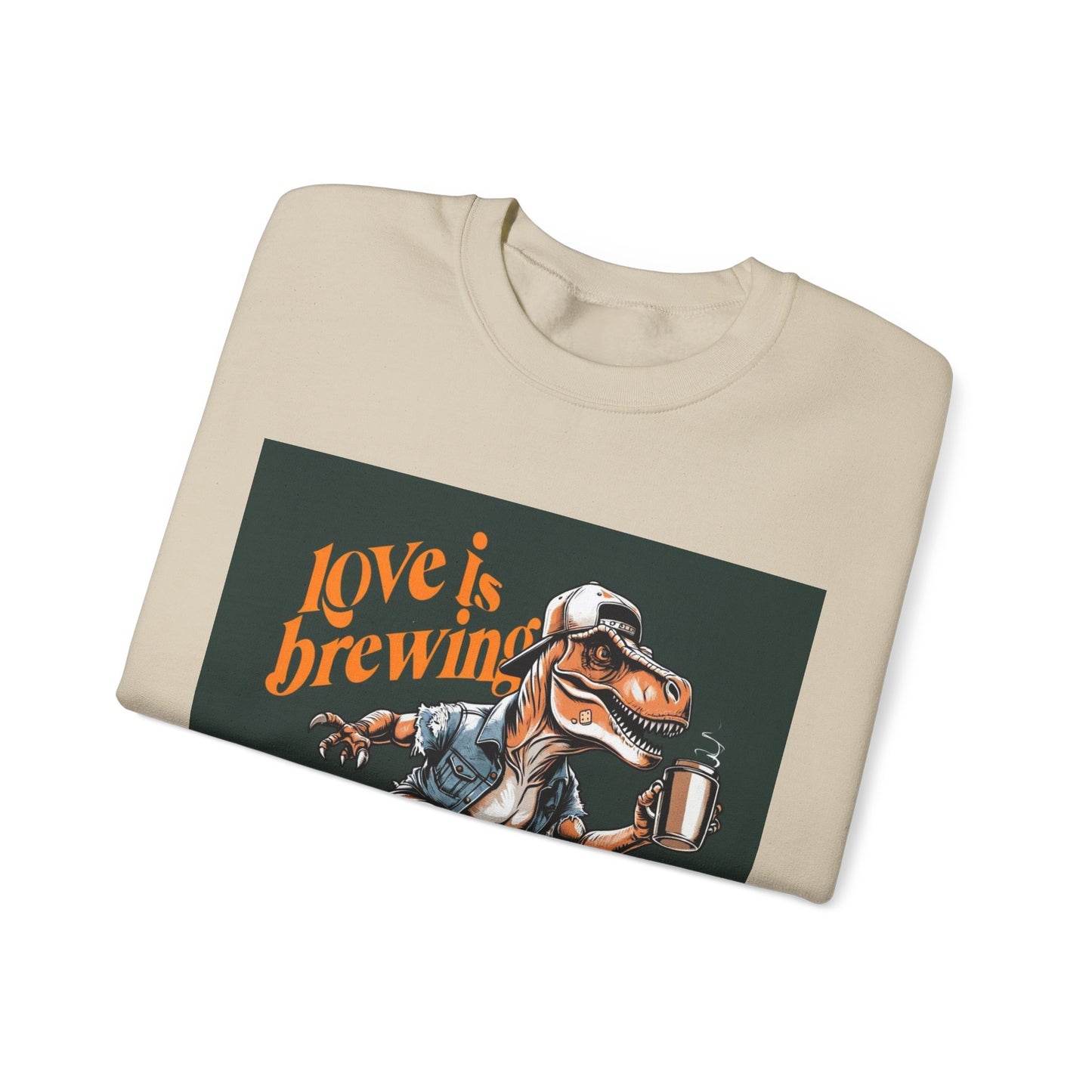 ‘ Love is Brewing’ Unisex Heavy Blend™ Crewneck Sweatshirt