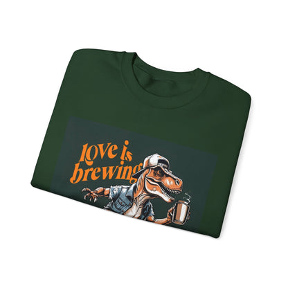 ‘ Love is Brewing’ Unisex Heavy Blend™ Crewneck Sweatshirt