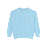NVDC Minimal Sweatshirt — Garment-Dyed Coral Crewneck