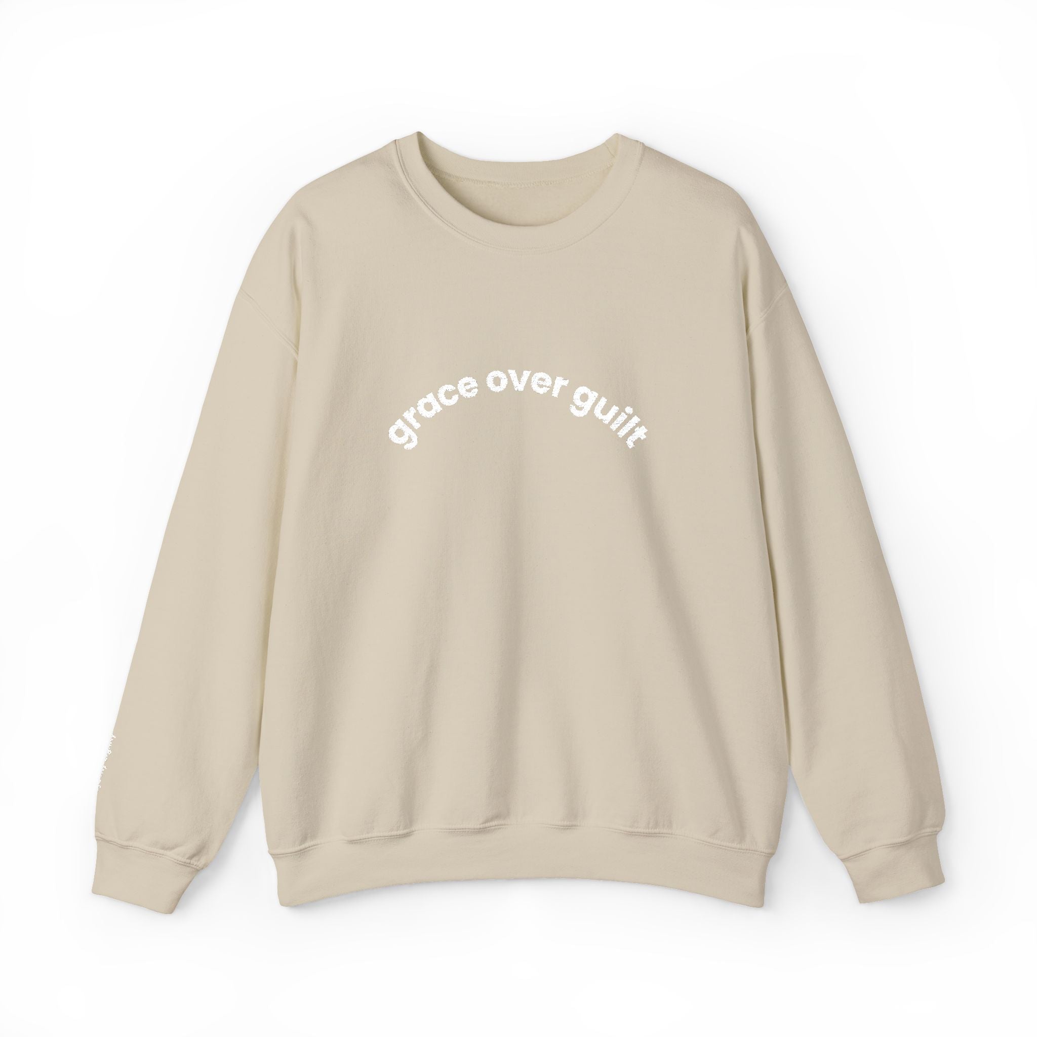 Grace Over Guilt Crewneck Sweatshirt — "always my dignity"