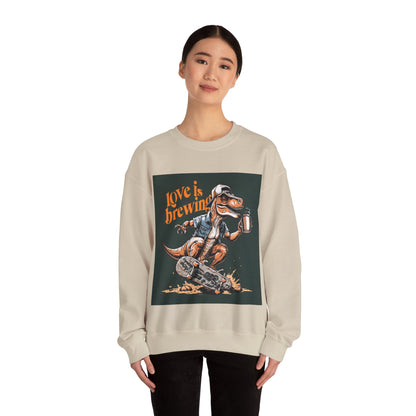 ‘ Love is Brewing’ Unisex Heavy Blend™ Crewneck Sweatshirt