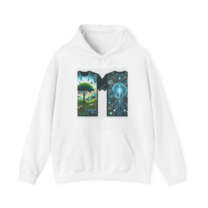 Nature meets technology- Unisex Heavy Blend™ Hooded Sweatshirt