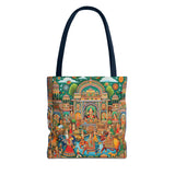 Traditional Rajasthani Folk Art Tote Bag