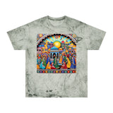 Color Blast T-Shirt with Vibrant Rajasthani Folk Art