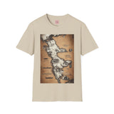 Indus Valley Civilization Map T-Shirt - Unisex Softstyle Tee