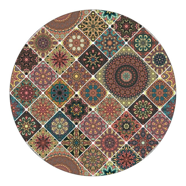 Mandala-Style Rug