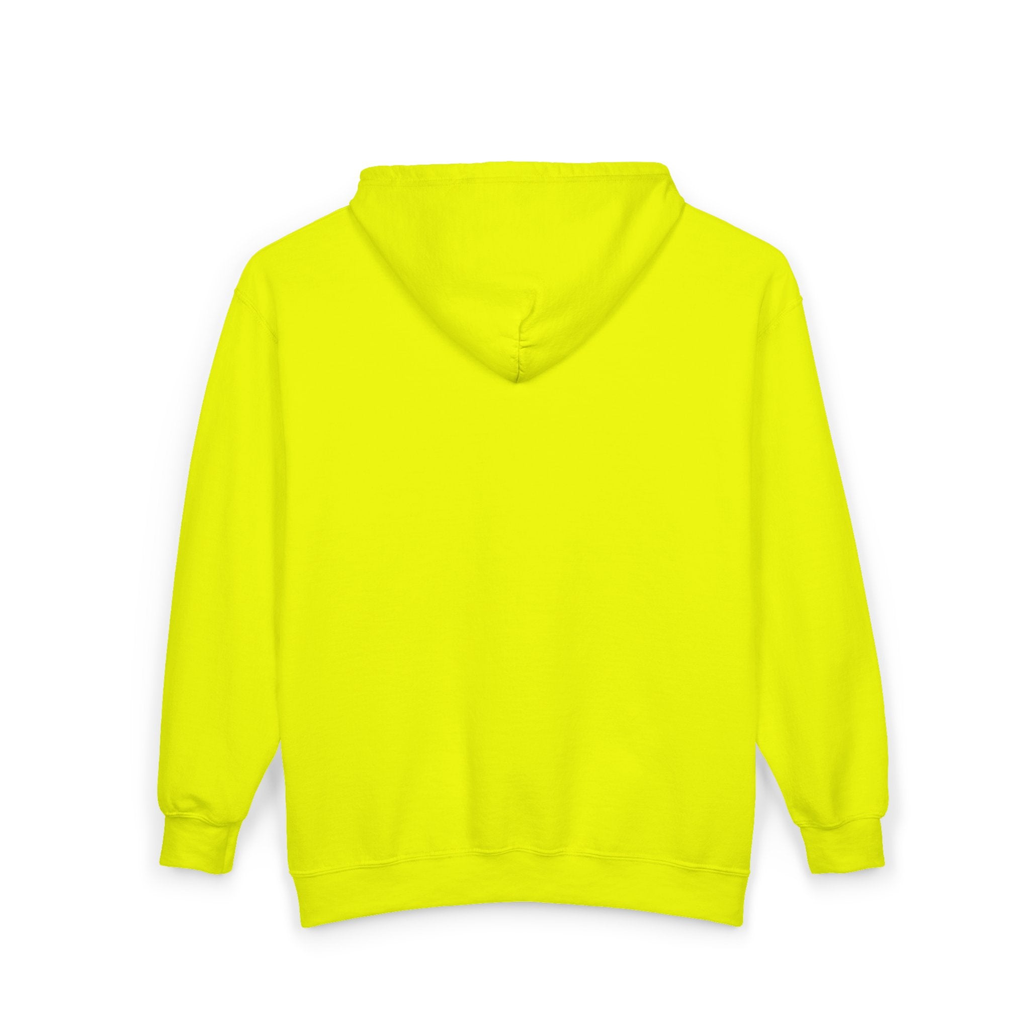 Zip Hoodie – Minimal White Full-Zip Hooded Sweatshirt