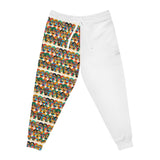 Colorful Cultural Athletic Joggers - Unique Design for Everyday Comfort