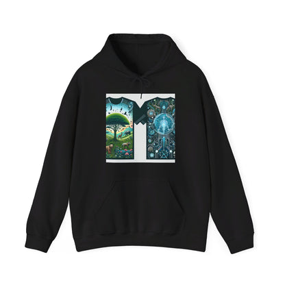 Nature meets technology- Unisex Heavy Blend™ Hooded Sweatshirt