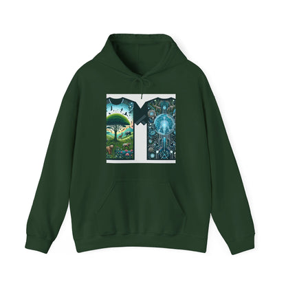 Nature meets technology- Unisex Heavy Blend™ Hooded Sweatshirt