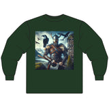 Legendary Viking Graphic Long Sleeve T-Shirt - Perfect for Norse Mythology Fans