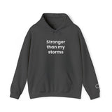 Stronger Than my Storms! Hooded Sweatshirt