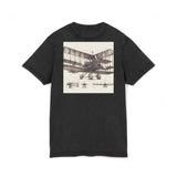 T-Shirt - The First Airplane in History Acid Washed Round Neck Tee