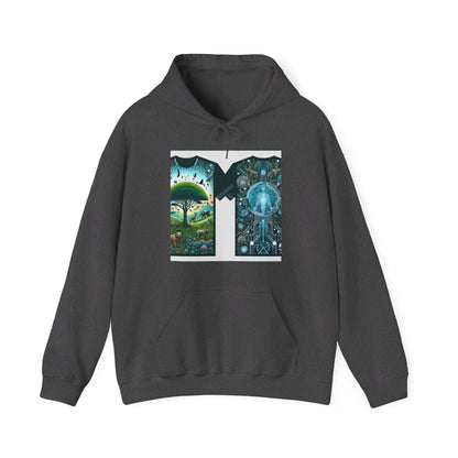 Nature meets technology- Unisex Heavy Blend™ Hooded Sweatshirt