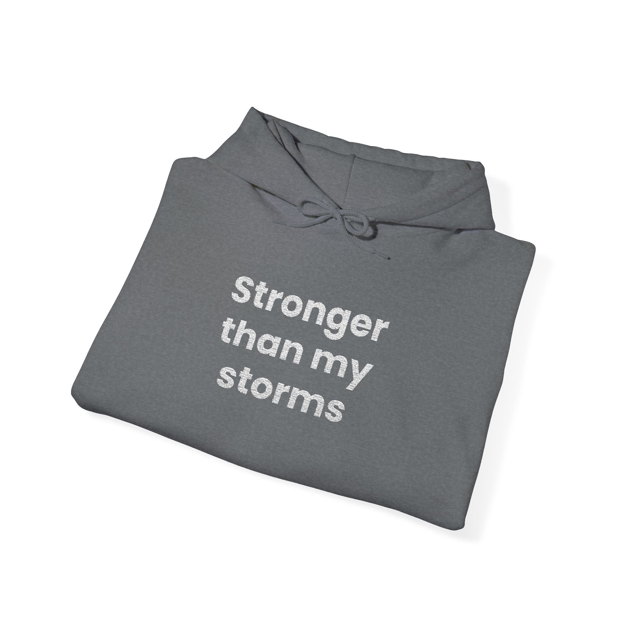 Stronger Than my Storms! Hooded Sweatshirt