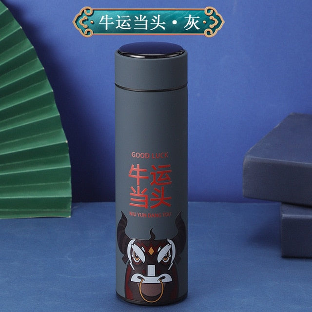 Temperature Display Thermos Bottle