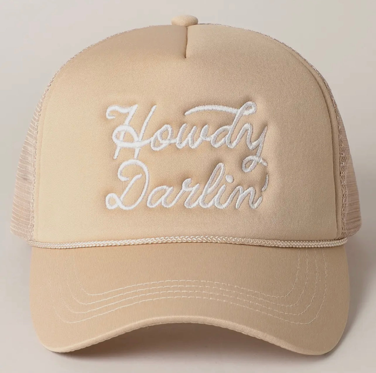 ‘Howdy Darling’ Embroidered Hat