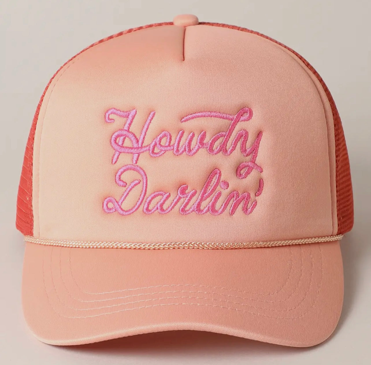 ‘Howdy Darling’ Embroidered Hat