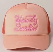 ‘Howdy Darling’ Embroidered Hat
