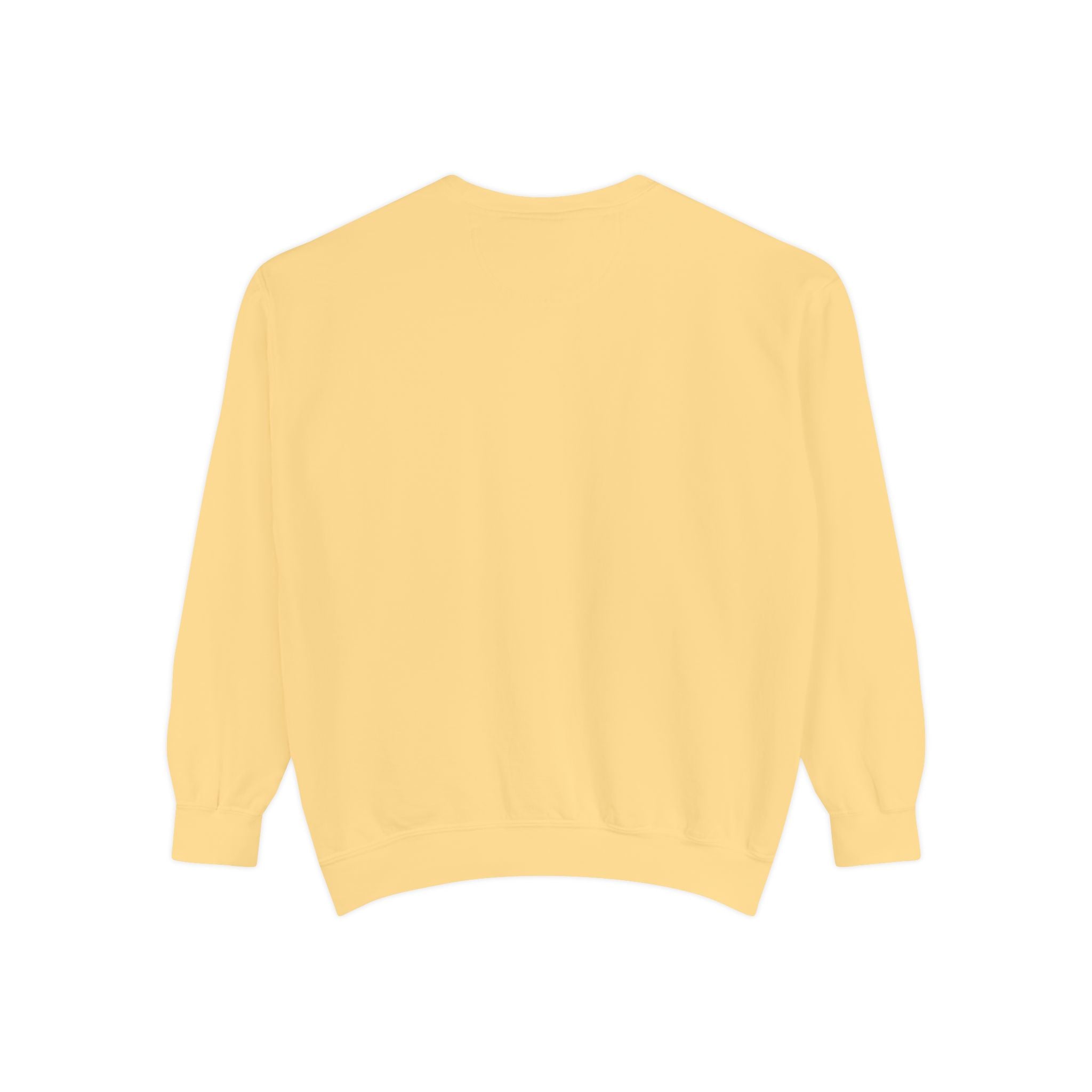 NVDC Minimal Sweatshirt — Garment-Dyed Coral Crewneck