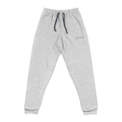 Embroidered NVDC Joggers — Charcoal Comfort Sweatpants