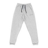 Embroidered NVDC Joggers — Charcoal Comfort Sweatpants