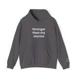 Stronger Than my Storms! Hooded Sweatshirt