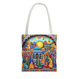 Colorful Festival Art Tote Bag