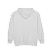 Zip Hoodie – Minimal White Full-Zip Hooded Sweatshirt