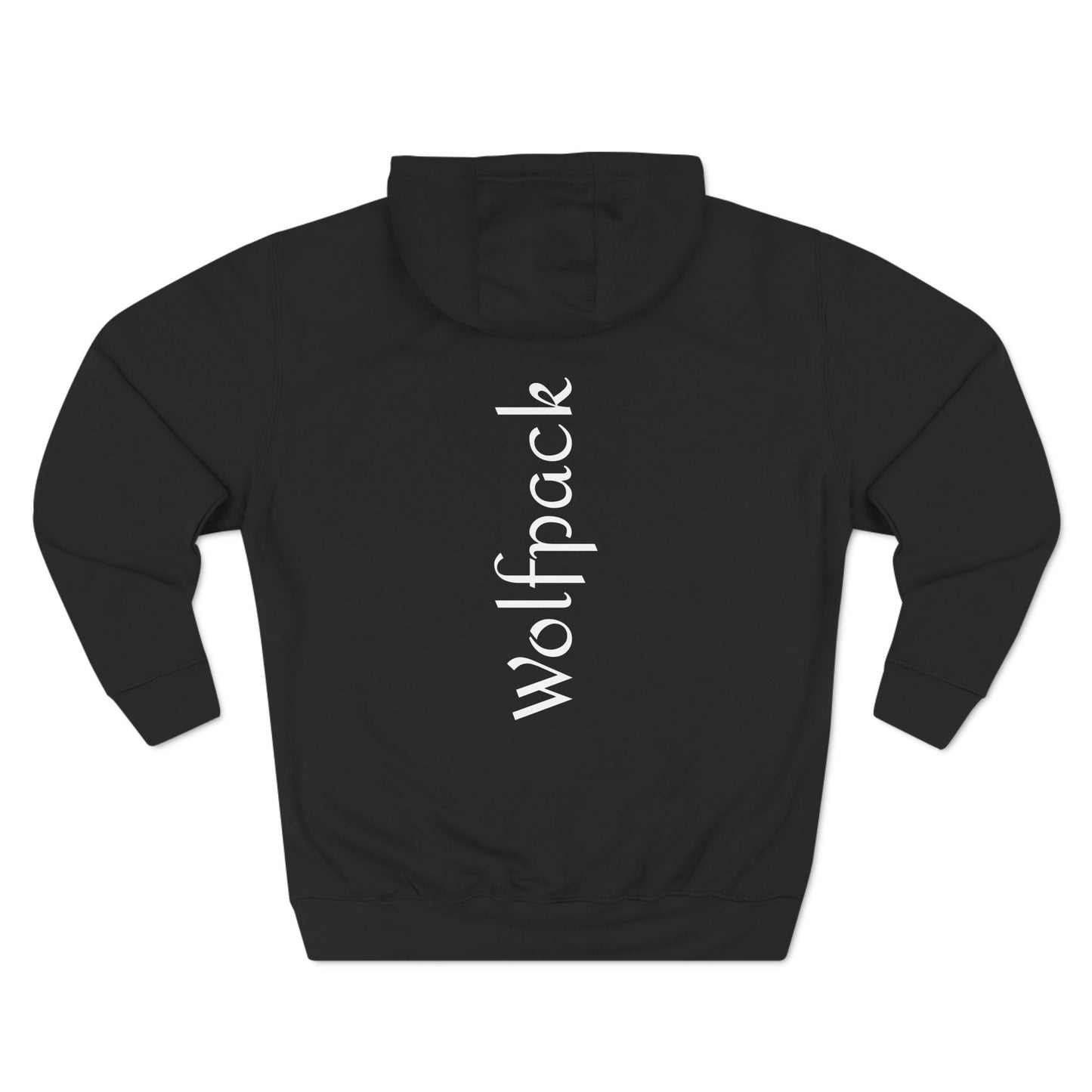 Wolfpack- Three-Panel Fleece Hoodie