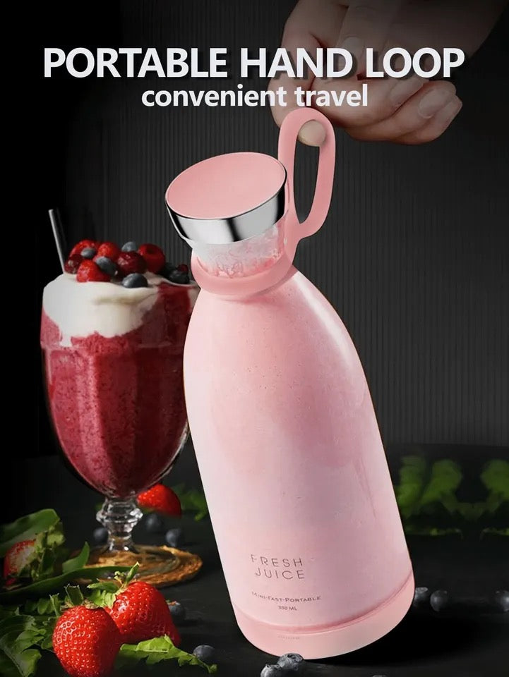 Portable Blender 350ml Mini Portable Blender Smoothies 1400mAh FRESH JUICE Travel Electric Travel Portable Mixer Kitchen