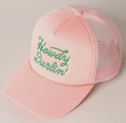 ‘Howdy Darling’ Embroidered Hat