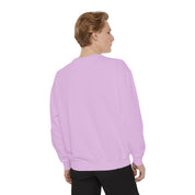 NVDC Minimal Sweatshirt — Garment-Dyed Coral Crewneck